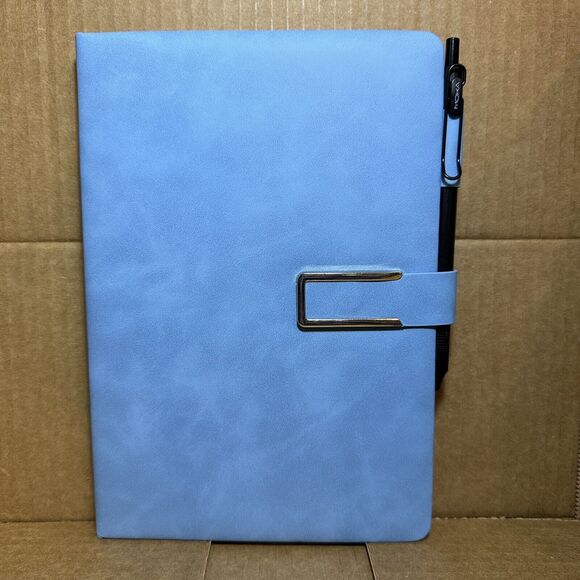 A5 Vintage Leatherbound Notebook W/Bookmark & MOKA Pen Included. (200 Pages) - Picture 1 of 4